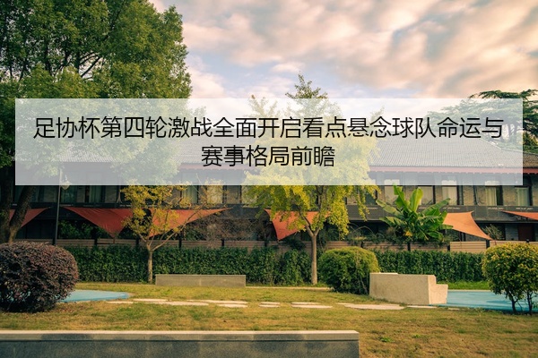 足协杯第四轮激战全面开启看点悬念球队命运与赛事格局前瞻